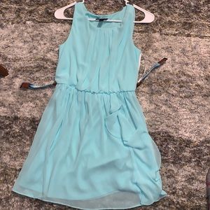 Aqua Blue iZ Byer Girl Dress w/ a belt